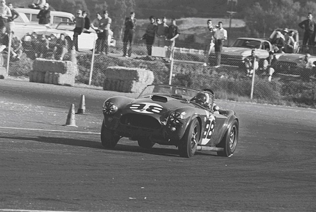 Dave MacDonald, Shelby Cobra, Del Mar Raceway